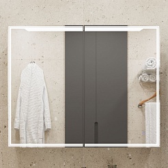 Stella Polare Зеркальный шкаф Фройд 1000х800/С с Led-подсветкой и подогревом – фотография-2